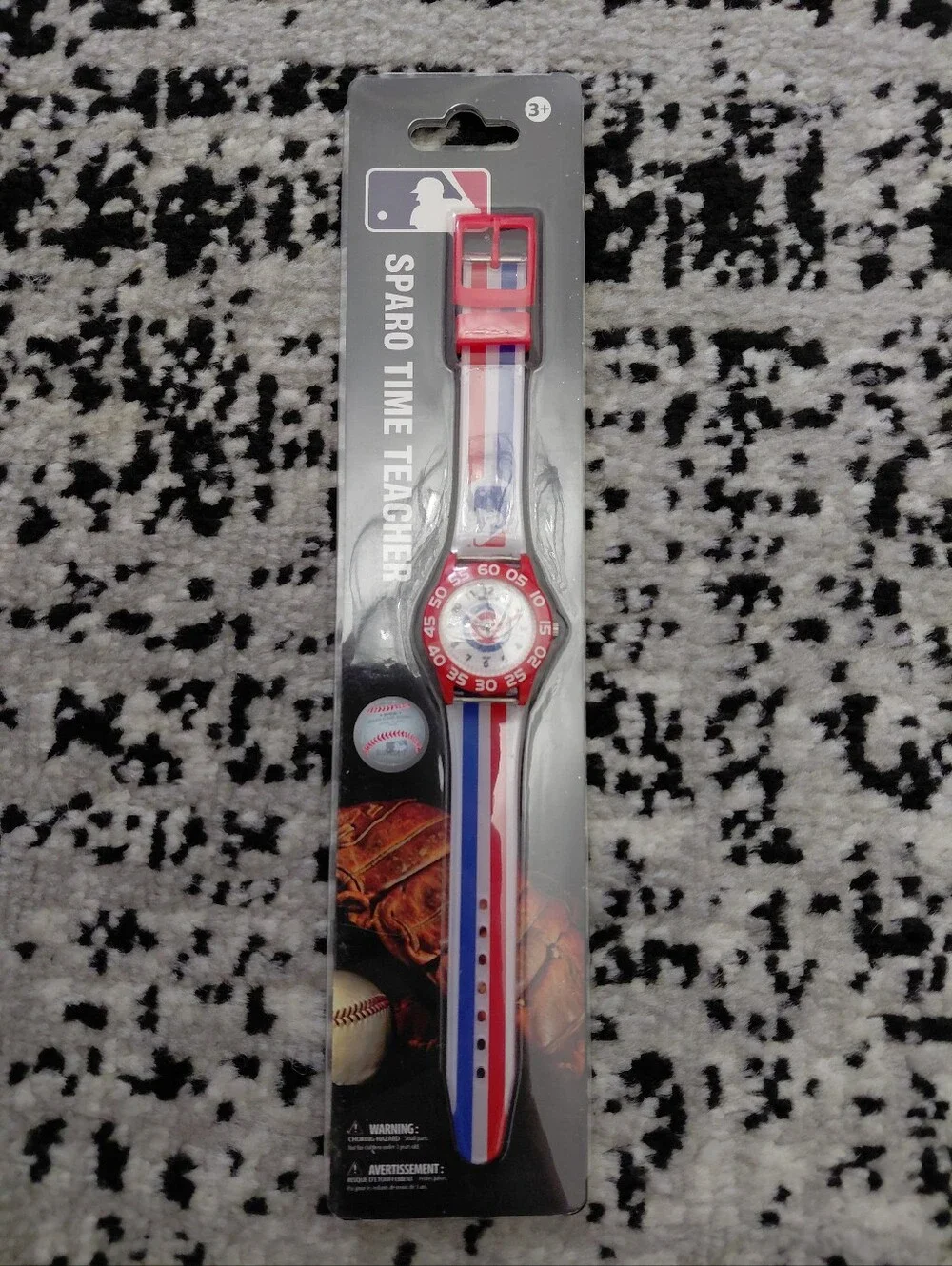 Sparo Chicago Cubs MLB Time Teacher Kids Watch Red White Blue BNIP CC